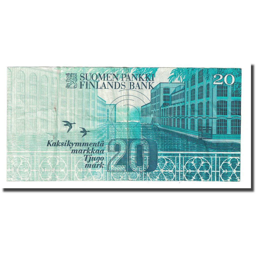 Banknote, Finland, 20 Markkaa, 1993, KM:123, VF(20-25)