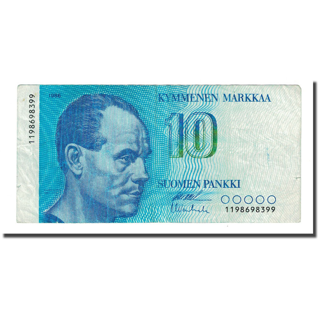 Banknote, Finland, 10 Markkaa, 1986, KM:113a, EF(40-45)