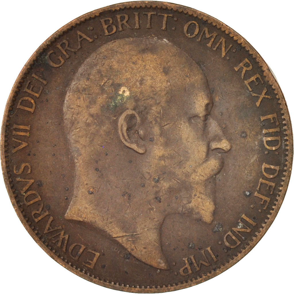 Great Britain, Edward VII, Penny, 1903, VF(30-35), Bronze, KM:794.2