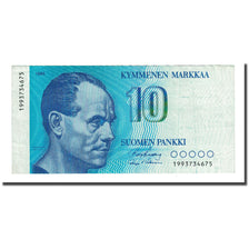 Banknot, Finlandia, 10 Markkaa, 1986, KM:113a, UNC(63)