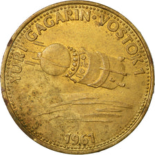 Francia, Token, Espace, Yuri Gagarin,Vostok 1, 1961, MB, Bronzo-alluminio