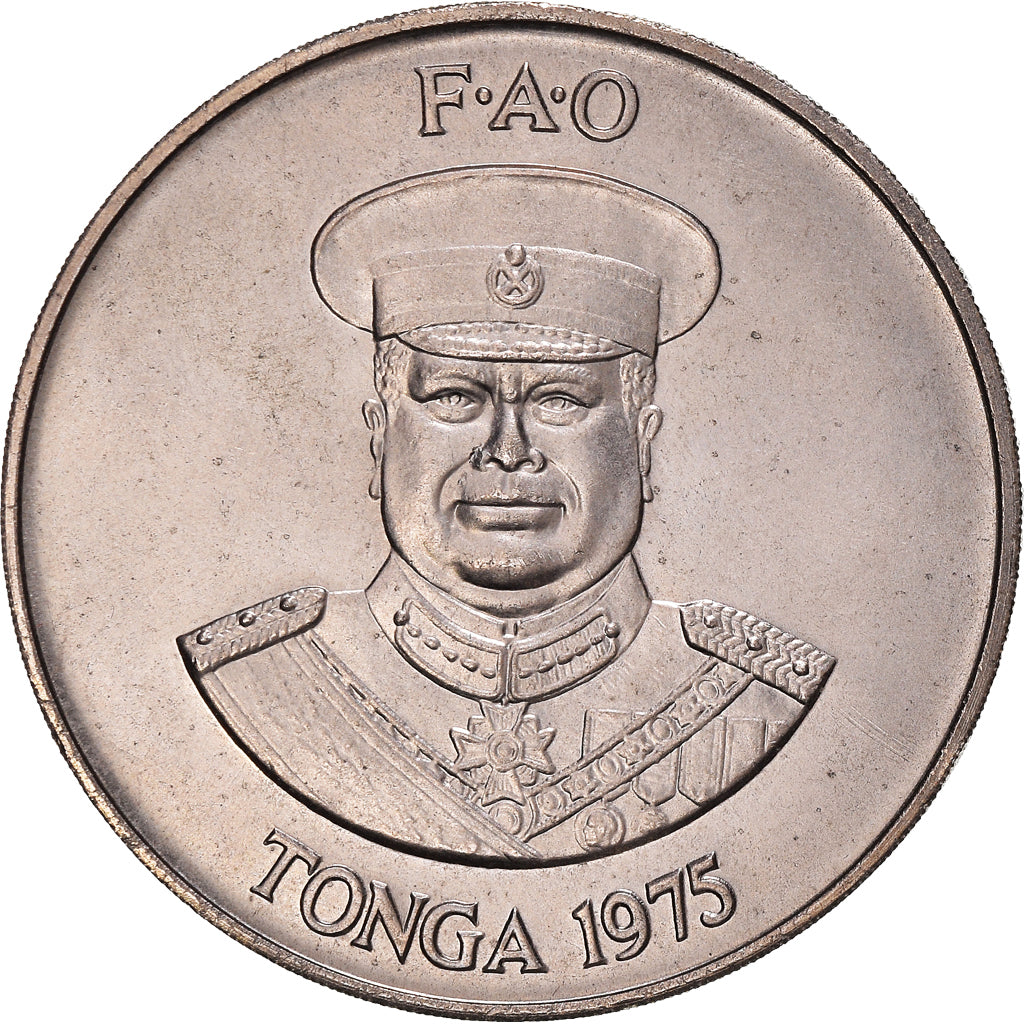 Münze, Tonga, King Taufa'ahau Tupou IV, 2 Pa'anga, 1975, Royal Australian Mint