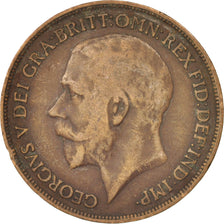 Coin, Great Britain, George V, Penny, 1915, VF(30-35), Bronze, KM:810