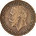 Coin, Great Britain, George V, Penny, 1915, VF(30-35), Bronze, KM:810