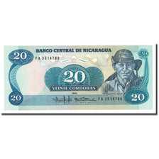 Banknote, Nicaragua, 20 Cordobas, 1985, KM:152, UNC(65-70)