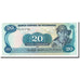Banknote, Nicaragua, 20 Cordobas, 1985, KM:152, UNC(65-70)