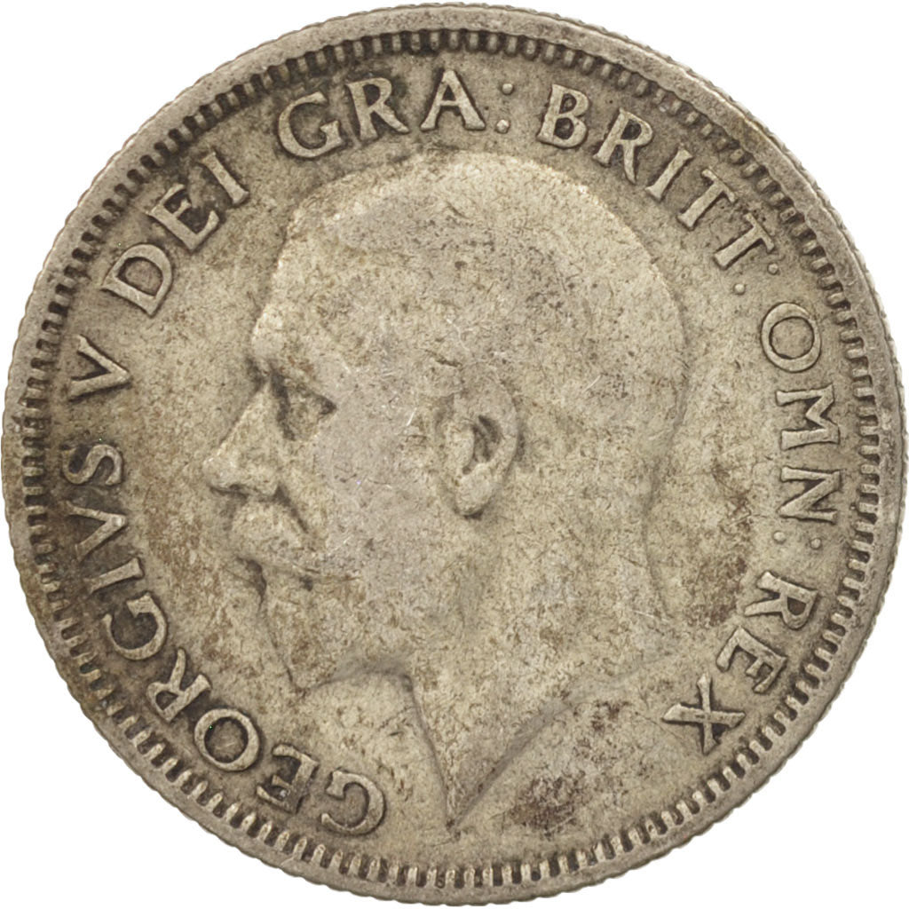 Great Britain, George V, Shilling, 1933, VF(30-35), Silver, KM:833
