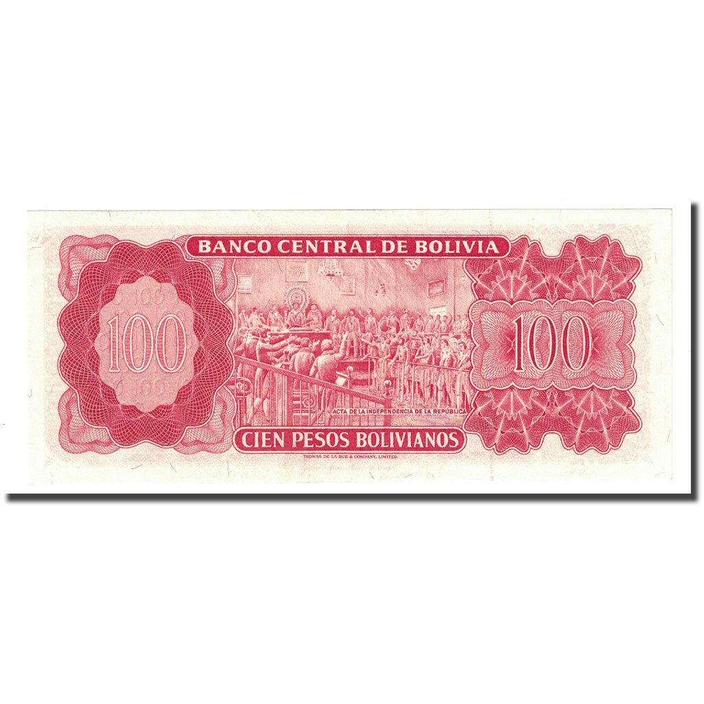 Billet, Bolivie, 100 Pesos Bolivianos, L.1962, KM:164A, NEUF