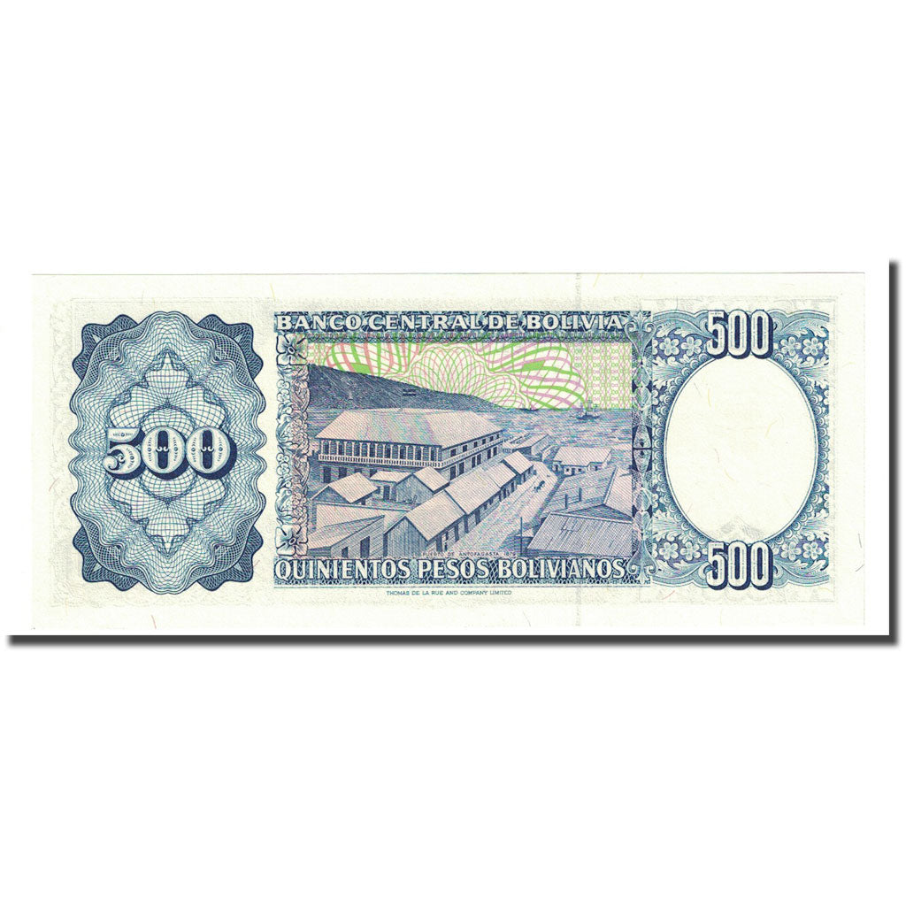 Billete, 500 Pesos Bolivianos, D. 1981-06-01, Bolivia, KM:166a, UNC