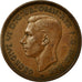 Coin, Great Britain, George VI, 1/2 Penny, 1938, AU(50-53), Bronze, KM:844