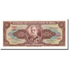 Banknote, Brazil, 20 Cruzeiros, undated (1962-63), KM:178, UNC(65-70)