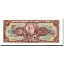 Banknote, Brazil, 20 Cruzeiros, undated (1962-63), KM:178, UNC(65-70)
