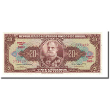 Banknote, Brazil, 20 Cruzeiros, undated (1962-63), KM:178, UNC(65-70)