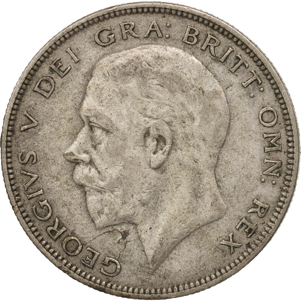 Great Britain, George V, 1/2 Crown, 1933, EF(40-45), Silver, KM:835