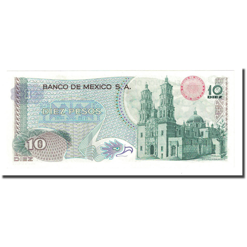 Banknote, Mexico, 10 Pesos, 1974-10-16, KM:63g, UNC(65-70)
