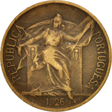 Portugal, 50 Centavos, 1926, EF(40-45), Aluminum-Bronze, KM:575