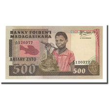 Banknote, Madagascar, 500 Francs = 100 Ariary, Undated (1983-87), KM:67a