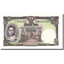 Banknote, Thailand, 5 Baht, Undated (1956), KM:75d, UNC(65-70)