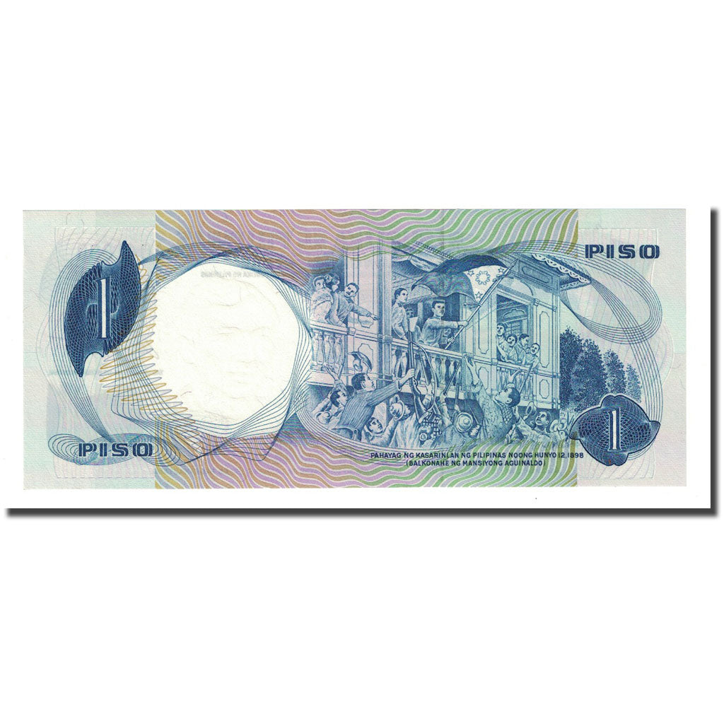 Banknote, Philippines, 1 Piso, undated (1969), KM:142a, UNC(65-70)