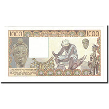 Banknote, West African States, 1000 Francs, 1985, KM:207Be, UNC(65-70)