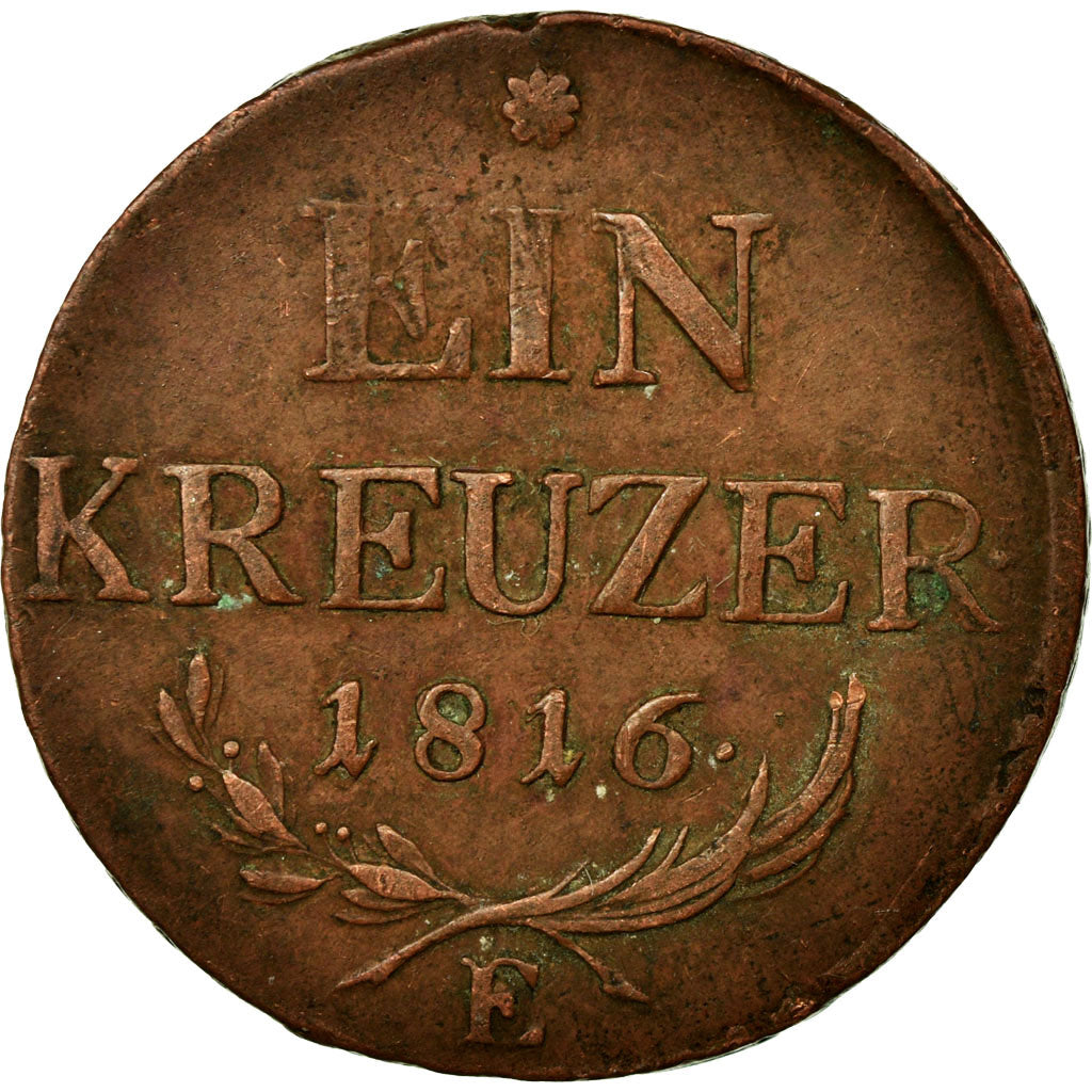 Coin, Austria, Franz II (I), Kreuzer, 1816, EF(40-45), Copper, KM:2113