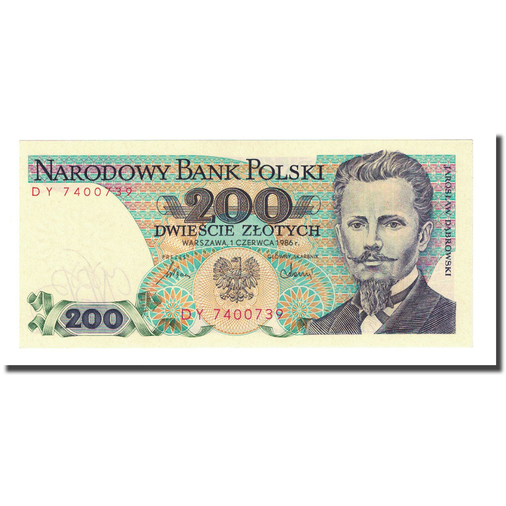 Banknote, Poland, 200 Zlotych, 1986-06-01, KM:144c, UNC(65-70)