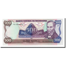 Banknot, Nicaragua, 500 Cordobas, 1985, KM:155, UNC(65-70)