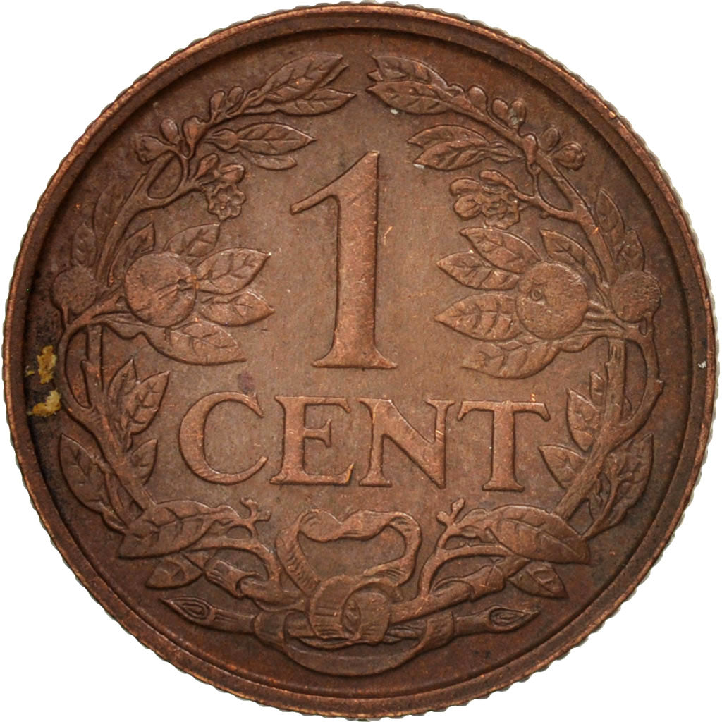 Netherlands, Wilhelmina I, Cent, 1940, EF(40-45), Bronze, KM:152