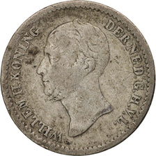Netherlands, William II, 10 Cents, 1849, VF(20-25), Silver, KM:75
