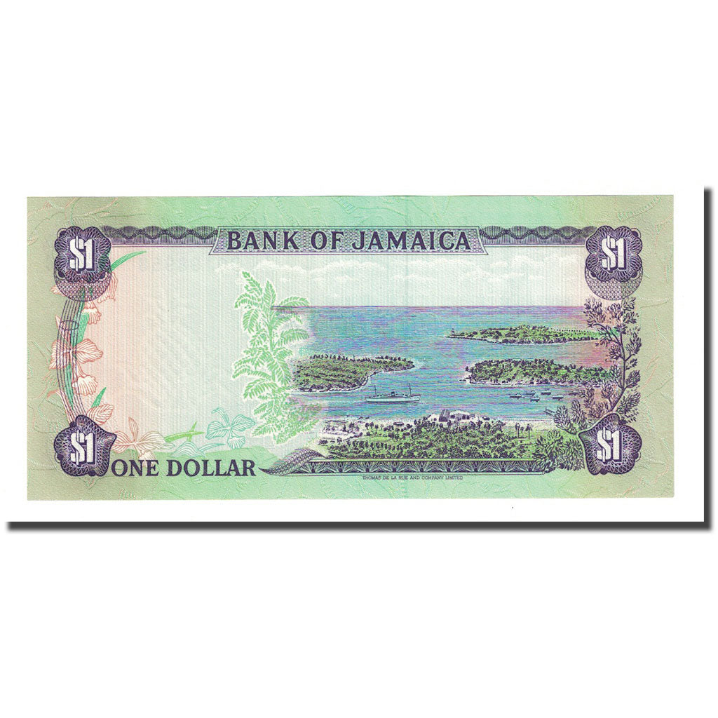 Banknote, Jamaica, 1 Dollar, 1990-01-01, KM:68Ad, UNC(65-70)