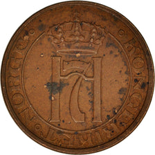 Norway, Haakon VII, 2 Öre, 1937, EF(40-45), Bronze, KM:371