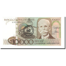Geldschein, Brasilien, 10 Cruzados on 10,000 Cruzeiros, Undated (1986), KM:206
