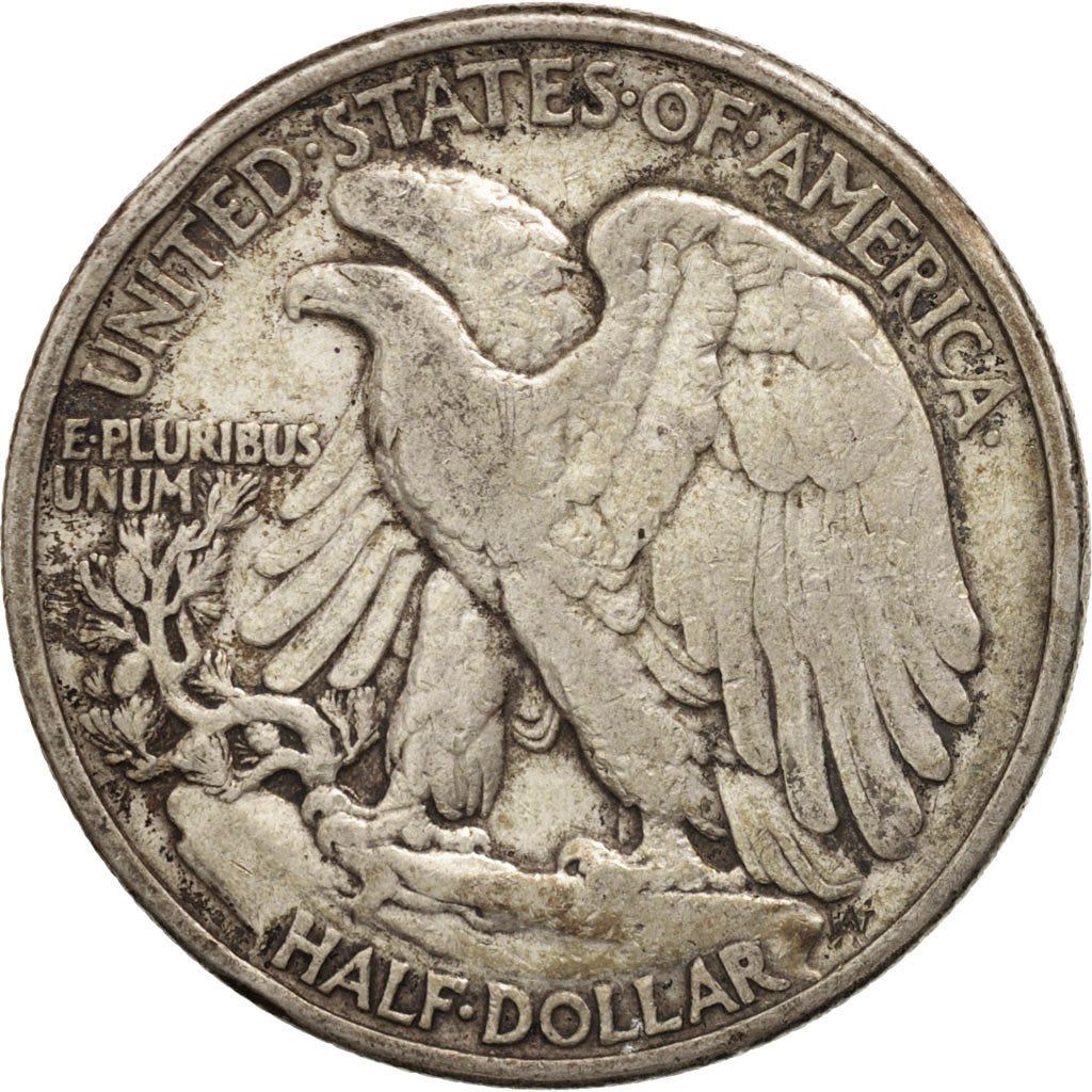 United States, Walking Liberty Half Dollar, 1946, Philadelphia, EF(40-45),KM 142