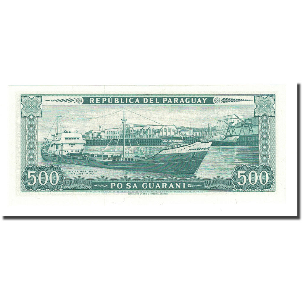 Banknote, Paraguay, 500 Guaranies, L1952, 1995, KM:212, UNC(65-70)