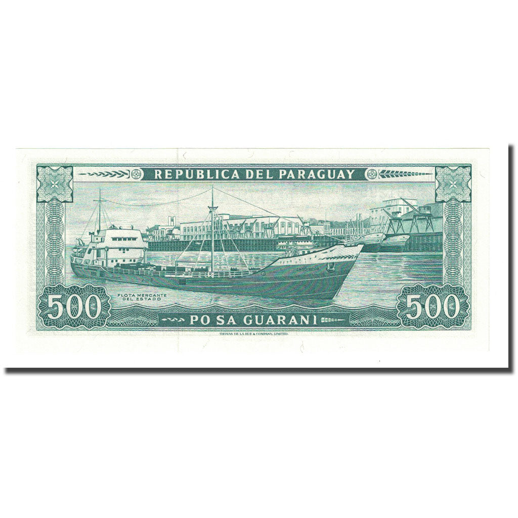 Banknote, Paraguay, 500 Guaranies, L1952, 1995, KM:212, UNC(65-70)