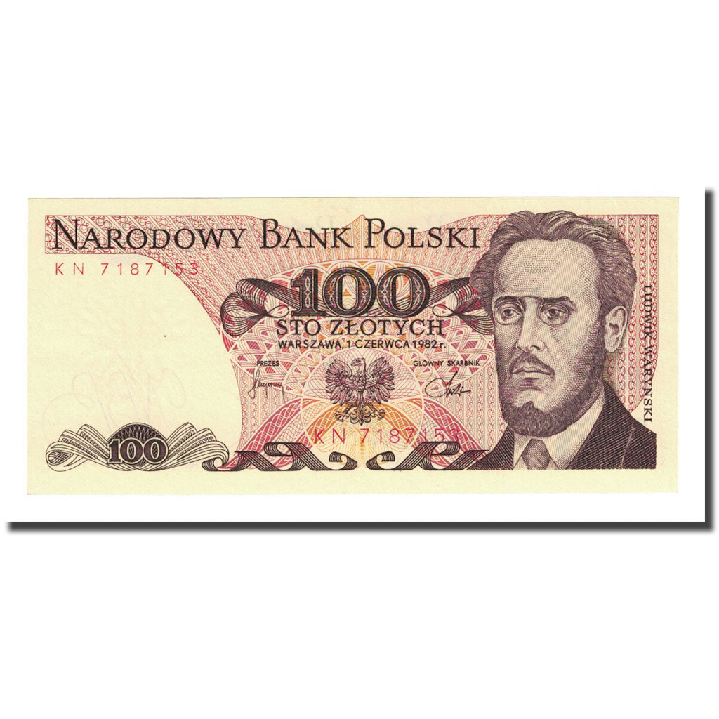 Banknote, Poland, 100 Zlotych, 1982-06-01, KM:143d, UNC(65-70)