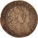 Ireland, 1/2 Penny, 1693, VF(20-25), Copper, KM:109