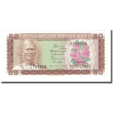Banknote, Sierra Leone, 50 Cents, UNDATED (1984), KM:4e, UNC(65-70)