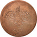 Turkey, Abdul Mejid, 20 Para, 1854, Qustantiniyah, EF(40-45), Copper, KM:668.1