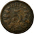 Moneda, Noruega, 5 Öre, 1875, BC+, Bronce, KM:349