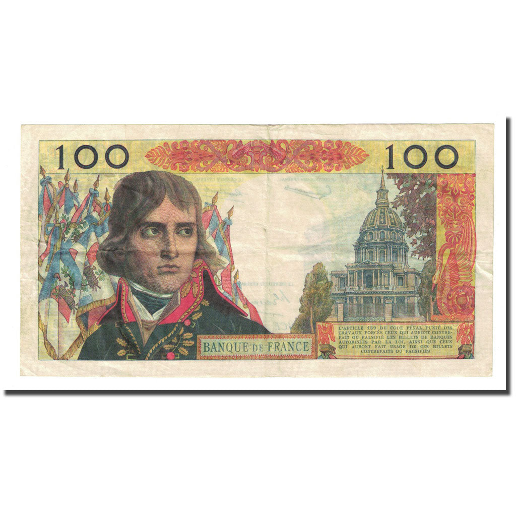 France, 100 Nouveaux Francs, Bonaparte, 1962-03-01, TTB, Fayette:59.14, KM:144a