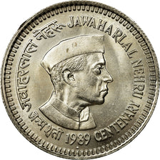 Moneta, REPUBBLICA DELL’INDIA, 5 Rupees, 1989, Bombay, SPL, Rame-nichel