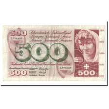 Banknote, Switzerland, 500 Franken, 1963-03-28, KM:51b, EF(40-45)