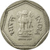 Moneta, INDIE-REPUBLIKA, Rupee, 1985, Bombay, AU(50-53), Miedź-Nikiel, KM:79.1