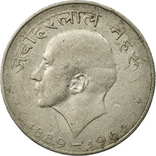 Munten, INDIAASE REPUBLIEK, 50 Paise, 1964, Calcutta, ZF, Nickel, KM:57