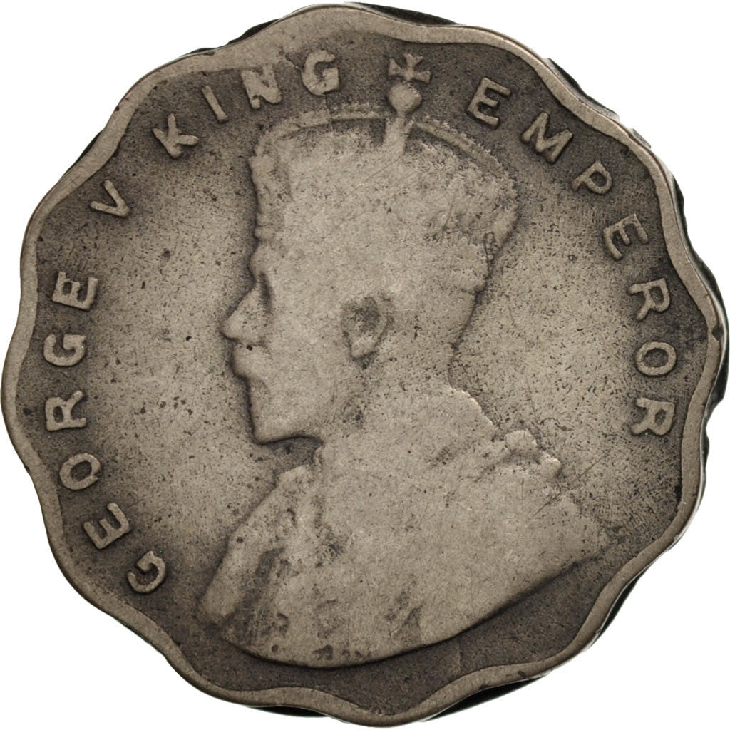 INDIA-BRITISH, George V, Anna, 1935, Bombay, VF(20-25), Copper-nickel, KM:513