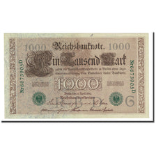 Banknote, Germany, 1000 Mark, 1910-04-21, KM:45b, AU(55-58)