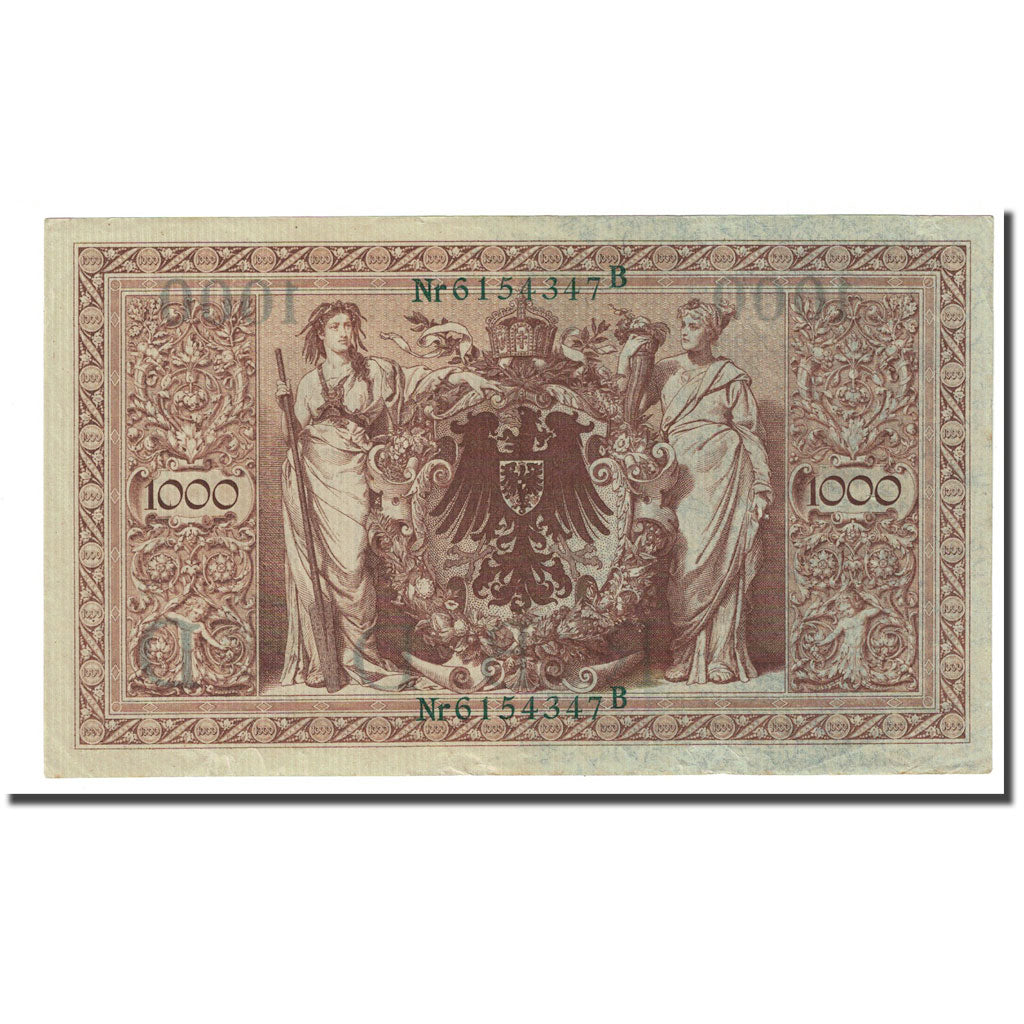 Banknote, Germany, 1000 Mark, 1910-04-21, KM:45b, AU(55-58)