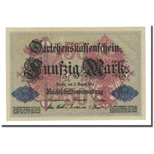 Banknote, Germany, 50 Mark, 1914-08-05, KM:49b, UNC(65-70)