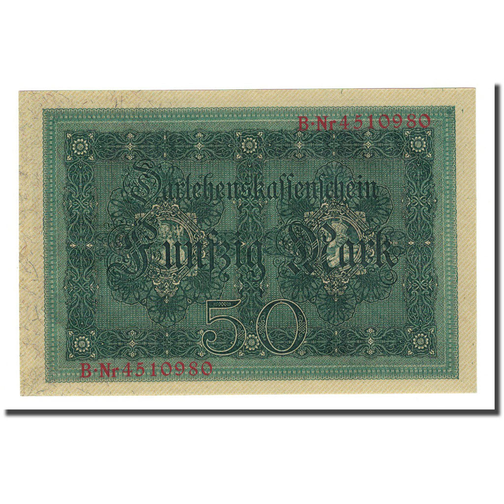 Banknote, Germany, 50 Mark, 1914-08-05, KM:49b, UNC(65-70)